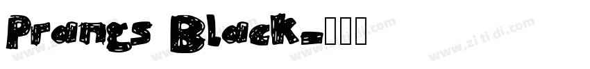 Prangs Black字体转换